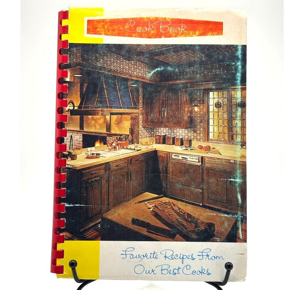 VTG 1973 Hutchinson School PTA Favorite Recipes Cookbook, Spiral Bound, PB